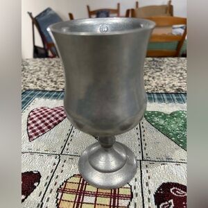 CARSON Pewter 6" WINE GOBLET